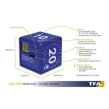 Dijital timer CUBE-TIMER 38.2036