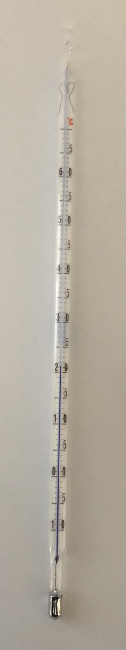 65°C Civalı Kimya Termometresi