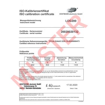 Sıcaklık Data Logger LOG200 31.1057.02