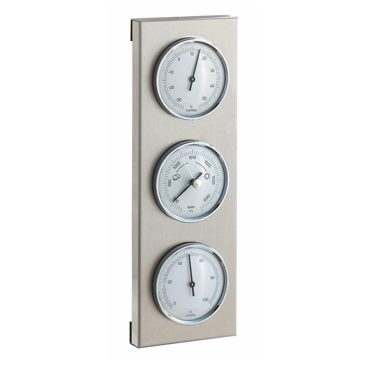 Analog dış-mekan hava istasyonu paslanmaz çelikden mamul 20.2034 beyaz skala