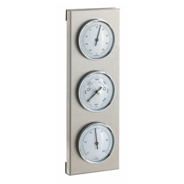 Analog dış-mekan hava istasyonu paslanmaz çelikden mamul 20.2034 beyaz skala