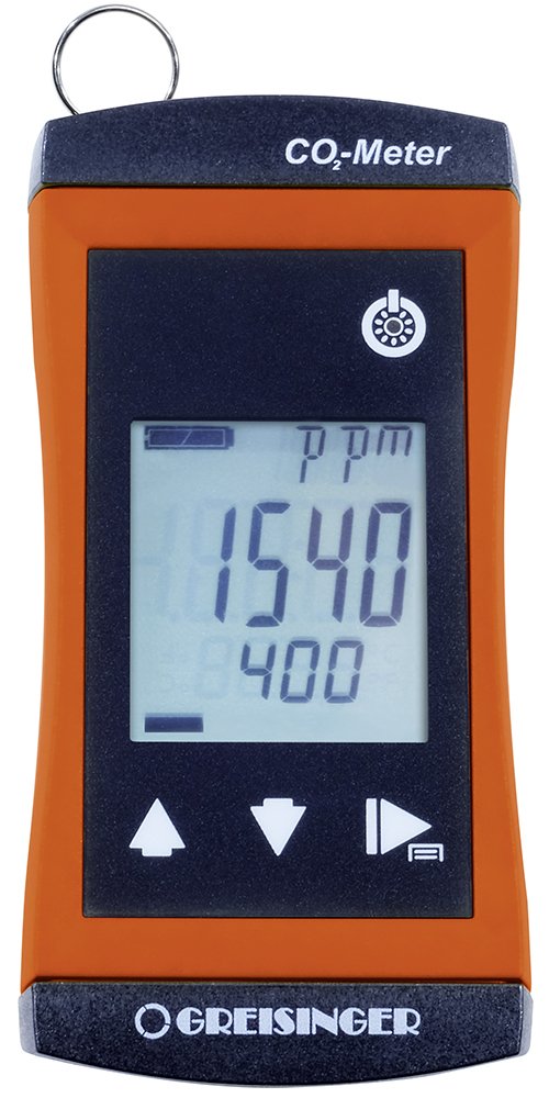 Yekpare CO2 gösterge, entegre sensörlü ve alarmlı