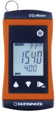 Yekpare CO2 gösterge, entegre sensörlü ve alarmlı