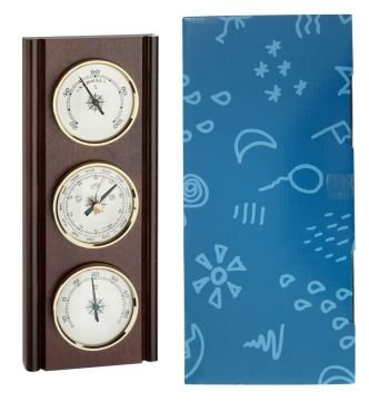 Analog hava istasyonu yekpare tahtadan mamul 20.1002 Alman malı Ceviz