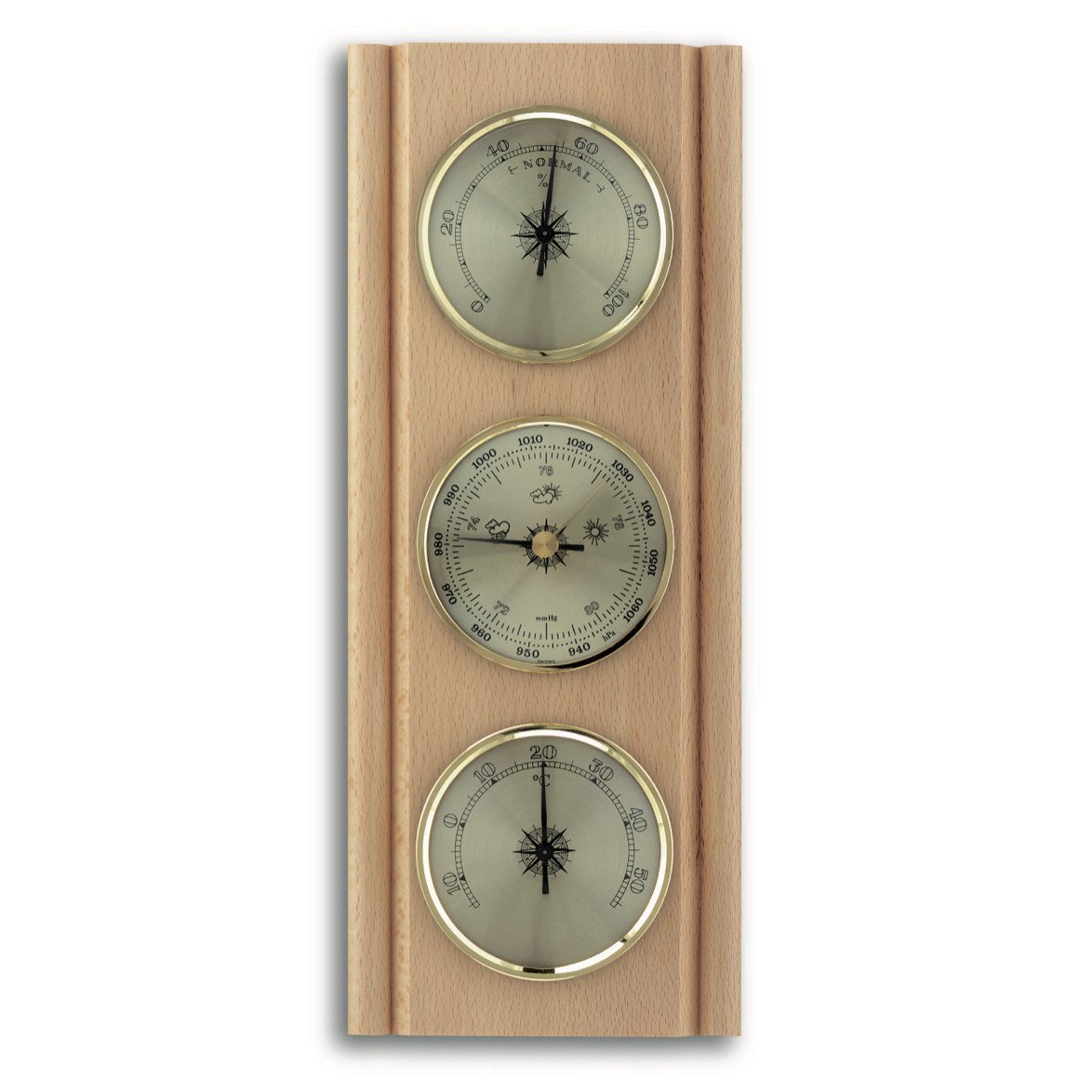 Analog hava istasyonu yekpare tahtadan mamul 20.1002 Alman malı Kayın