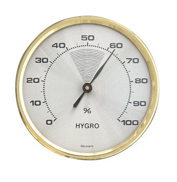 Analog higrometre pirinç halkalı 44.1001