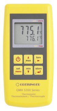 GMH 3251 2 k tipi girişli hızlı cevap veren termometre datalogger fonksiyonlu