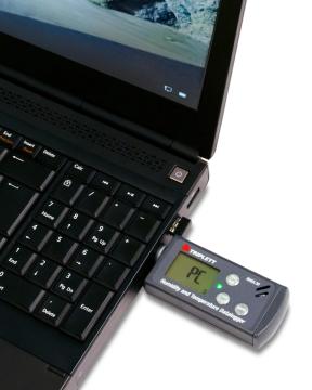 Datalogger Sıcaklık ve Nem USB PDF Grafik veya Excel veri aktarımlı