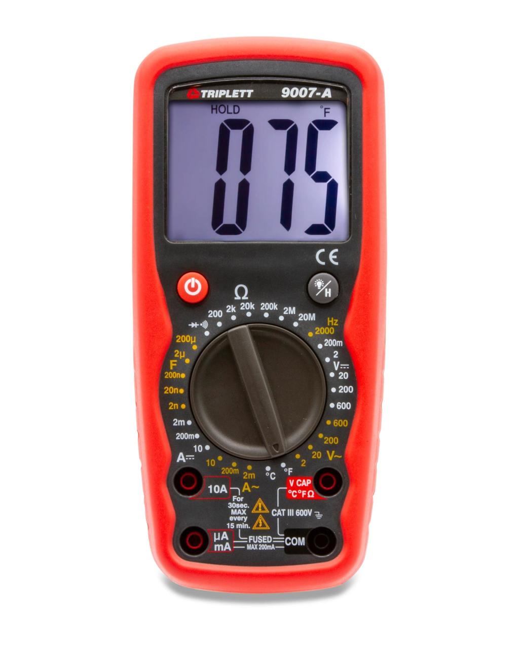 Endüstriyel Dijital Multimetre 2000 Count CAT III 600 V 9007A