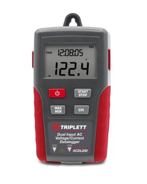 Datalogger AC Voltaj ve Akım Çift kanallı True RMS ACDL200