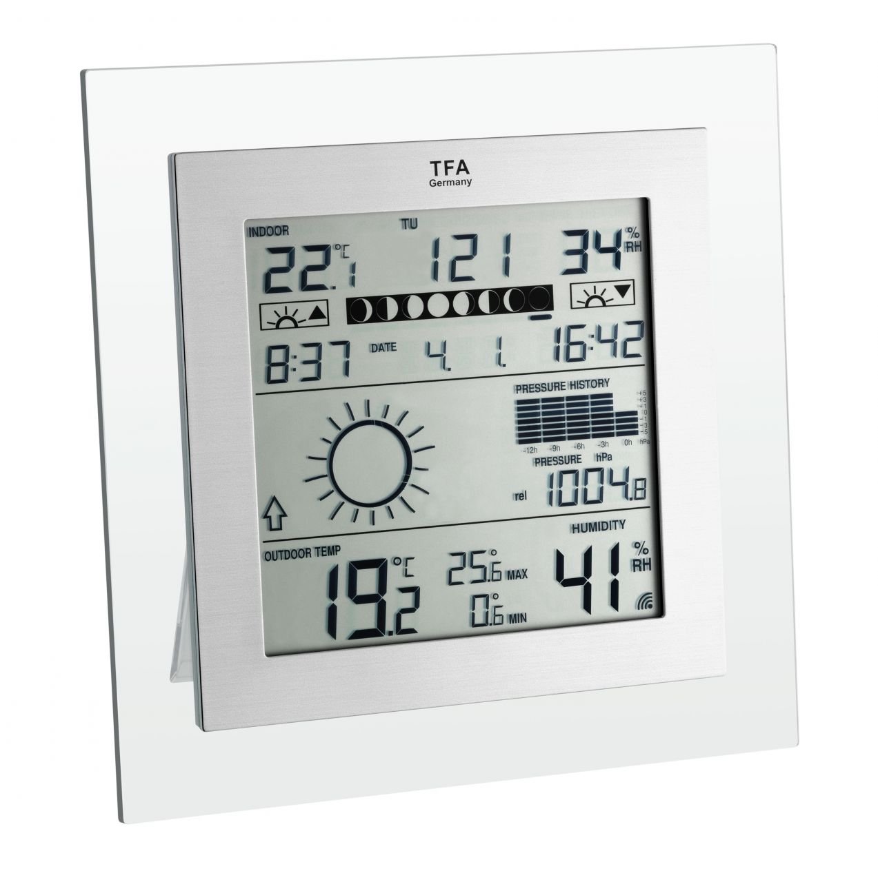 TFA 35.1121.IT Square Plus  Kablosuz Hava İstasyonu