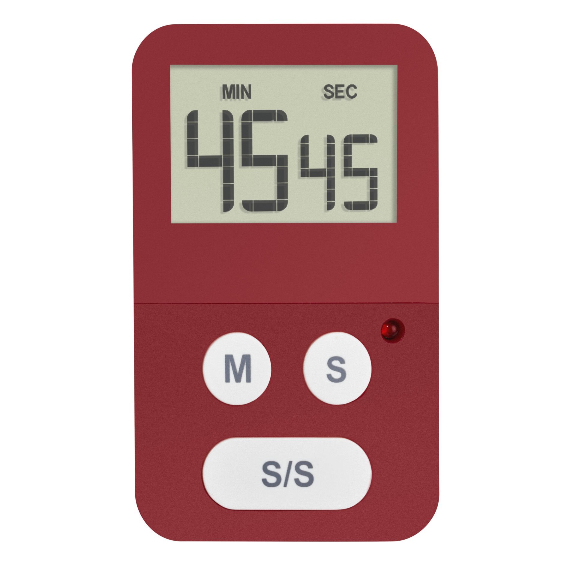 Dijital geri sayan timer ve kronometre 38.2047 Kırmızı