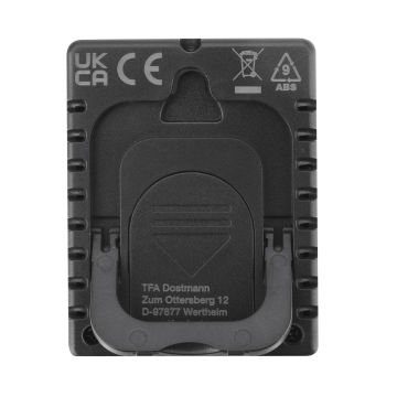 Dijital termo-higrometre 30.5039 siyah