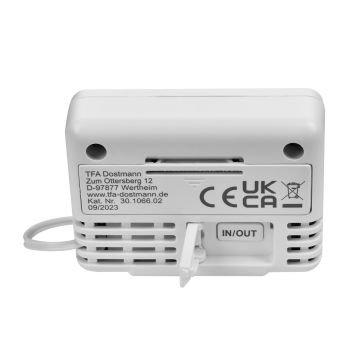 Dijital İç ve Dış mekan termometresi 30.1066 beyaz