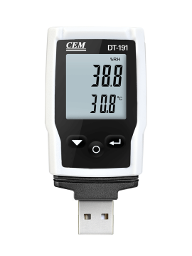 USB girişli PDF Sıcaklık/Nem dataloggerları DT-191A