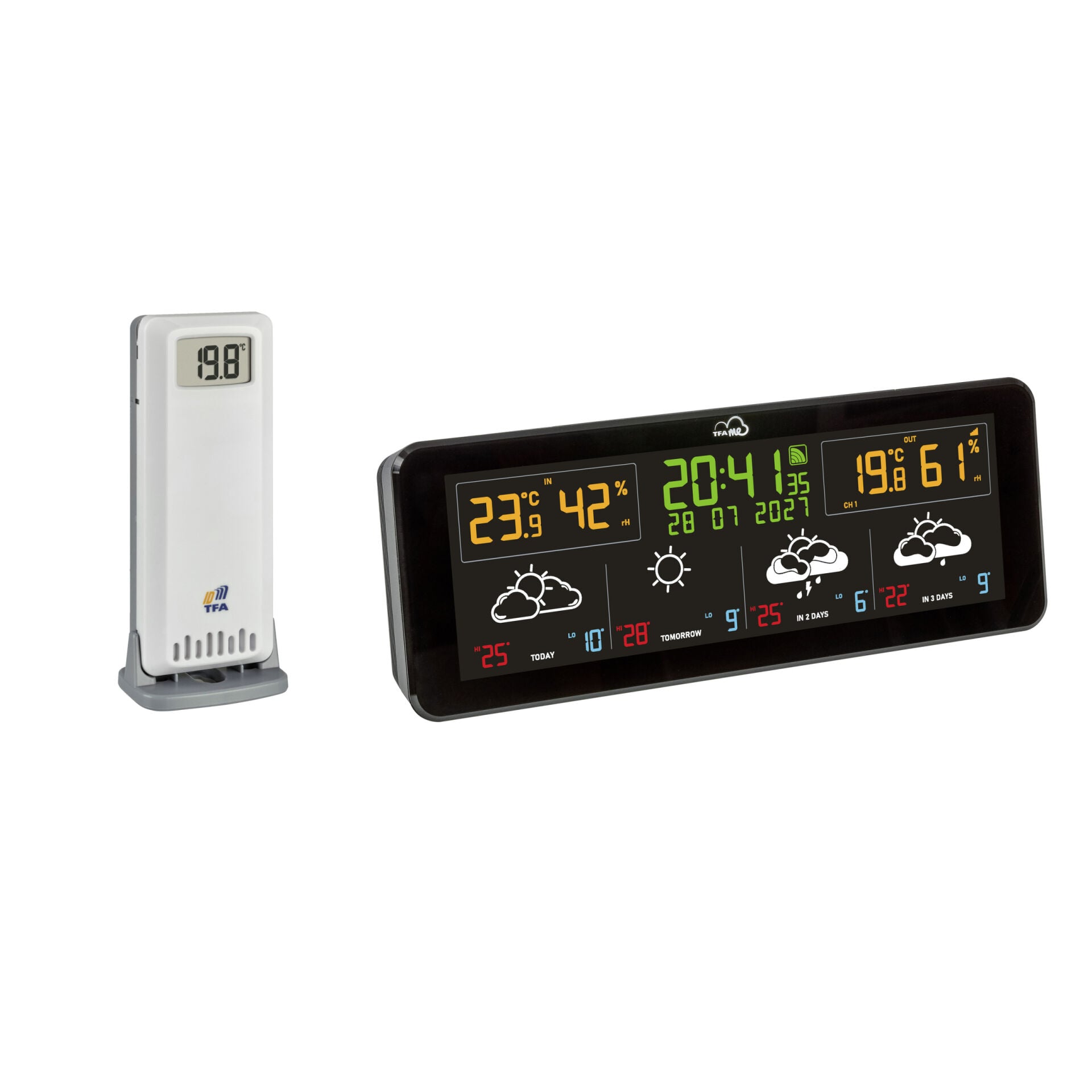 WIFI Wireless Weather Station TFA.me ID-07 35.8107