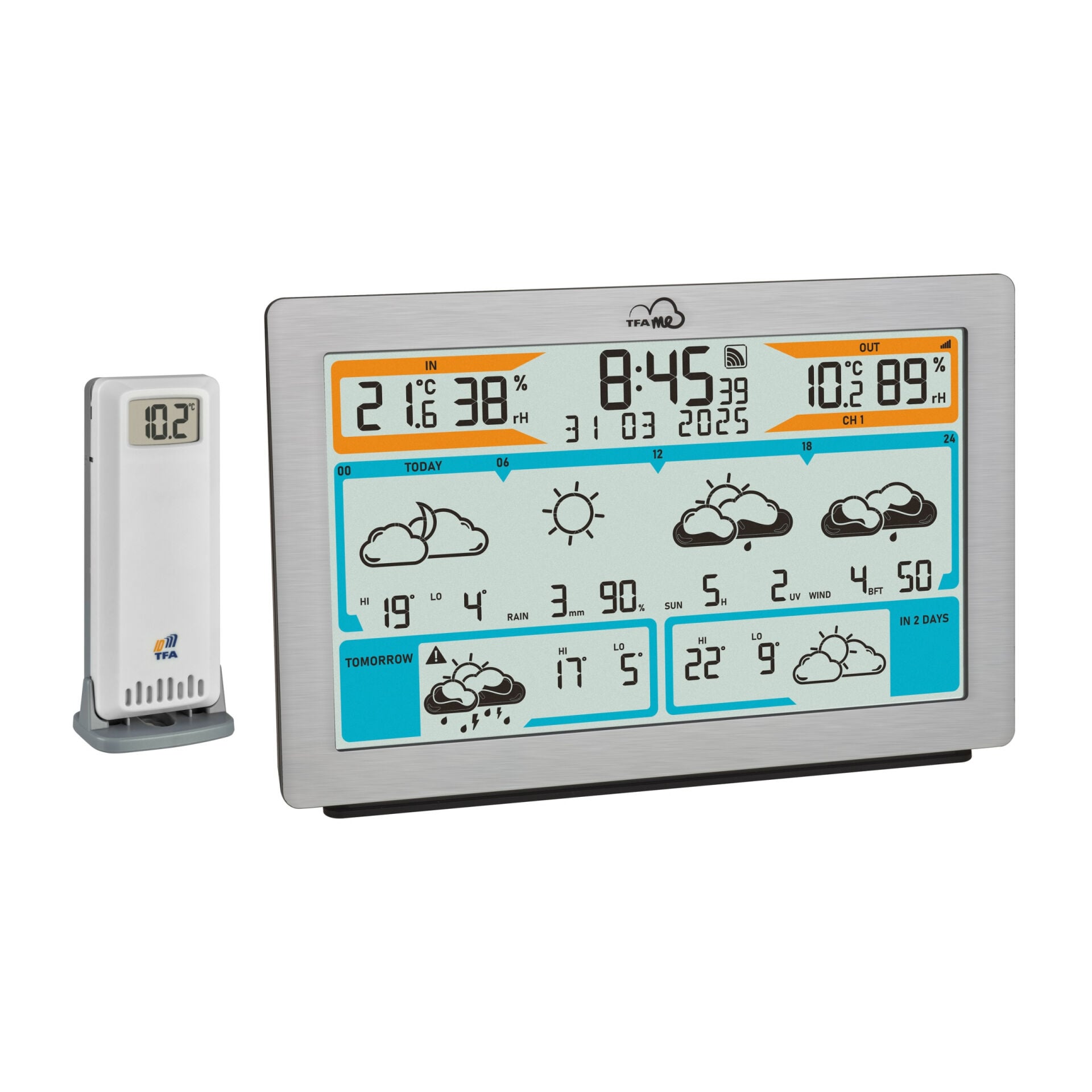 WIFI Wireless Weather Station TFA.me ID-02 35.8100