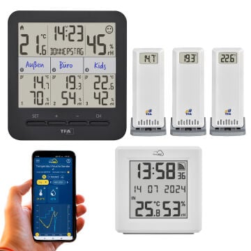 TFA.me Starter Set WIFI Gateway and KLIMA@HOME 2 35.8109