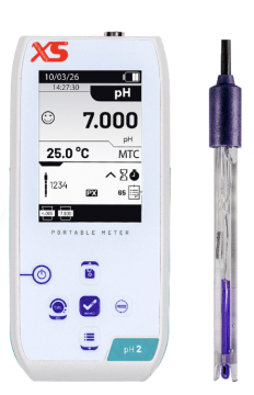 XS pH2 NEX Taşınabilir Multiparametre Ölçüm Cihazı – 201 T DHS Elektrotlu – NT55 Pro be ve S7/BNC Kablo ile