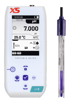 XS pH2 NEX Taşınabilir Multiparametre Ölçüm Cihazı – 201 T Elektrotlu – NT55 Probu ve S7/BNC Kablo ile