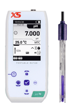 XS pH 70 NEX Taşınabilir pH Metre – 201 T Elektrotlu