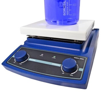 Manyetik Karıştırıcı  ısıtmalı  MSH-A analog, 70°C ile 380°C arası, 1500rpm'e kadar