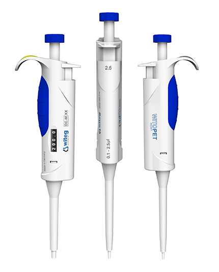 Mikrolitre pipet WITOPET expert Tek-kanlalı  WITEG Almanya