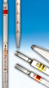 Dereceli pipetler klas AS kahverengi dereceli