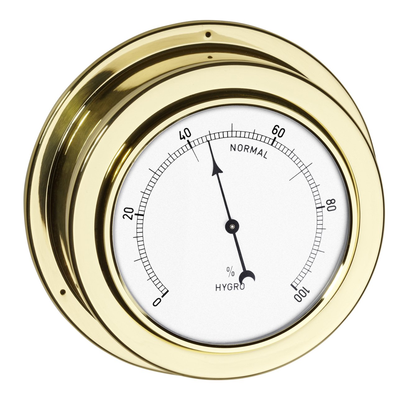44.1009 MARITIM Analog Higrometre Pirinç malzemeden mamul