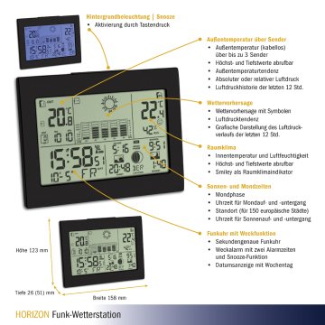Wireless weather station HORIZON 35.1155