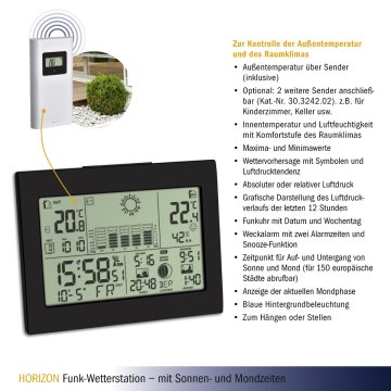 Wireless weather station HORIZON 35.1155