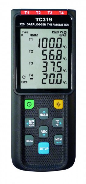 Thermokupl termometre data logger fonksiyonlu Dostmann TC 319
