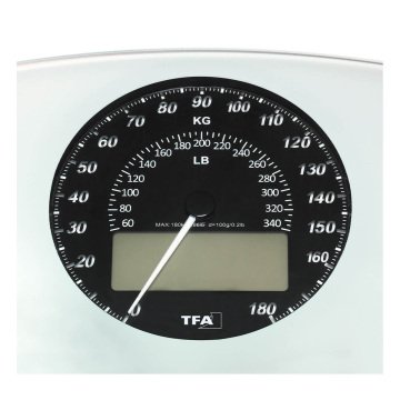 Bathroom scales with digital and analogue display SWING 50.1003.02