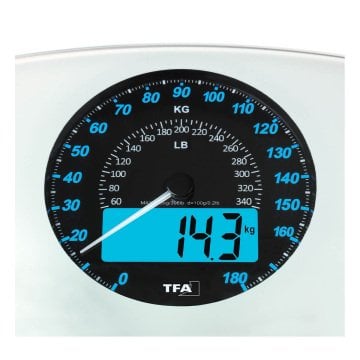 Bathroom scales with digital and analogue display SWING 50.1003.02