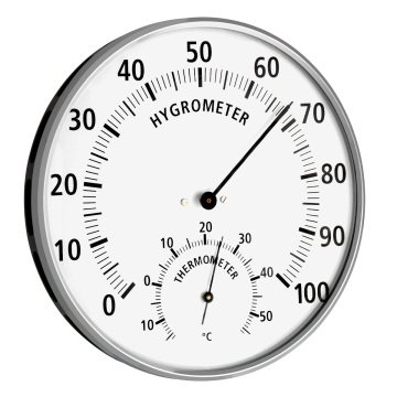 Analog Metal halkalı Termo-higrometre  45.2019