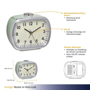 Elektronik alarm saat 60.1032.04